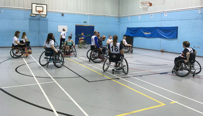 Hampshire Harriers Wheelchair Basketball Team